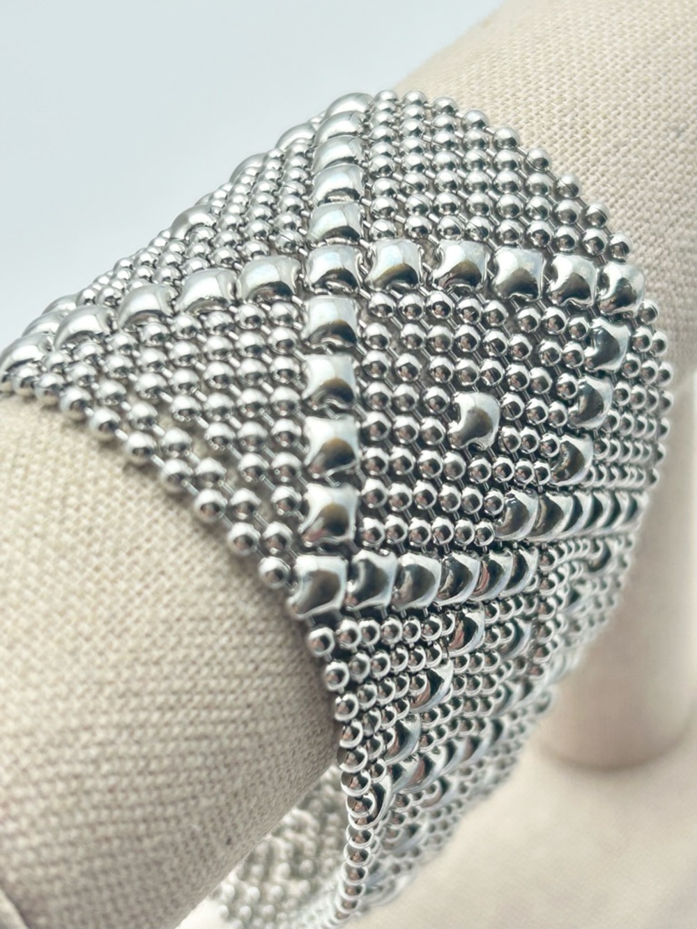 Sergio Gutierrez Liquid Metal Silver Bracelet